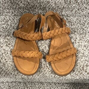 Cat & Jack Tan Braided Sandals